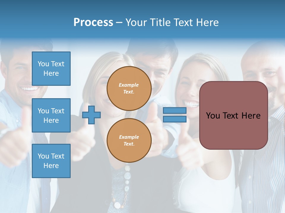 Male Blur Young PowerPoint Template