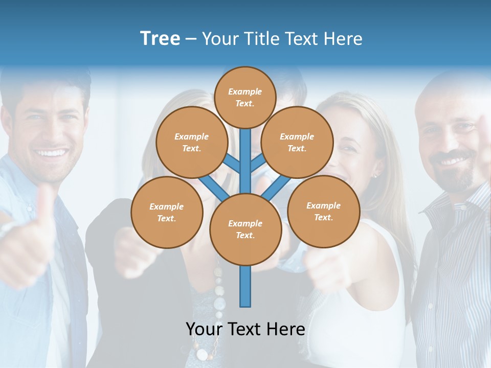 Male Blur Young PowerPoint Template