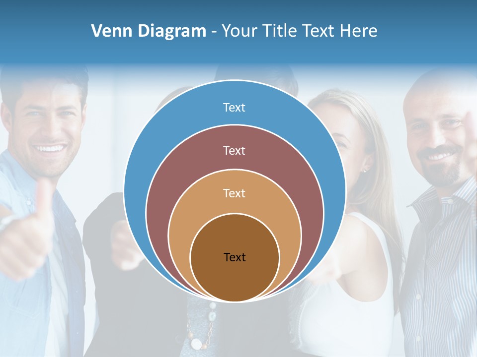 Male Blur Young PowerPoint Template