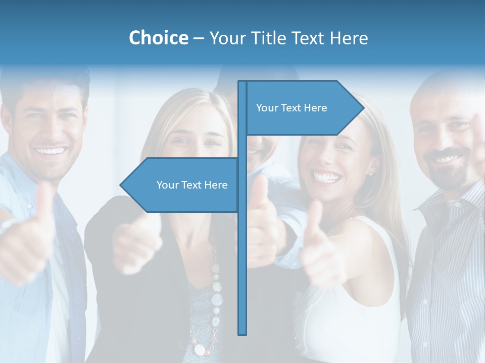 Male Blur Young PowerPoint Template