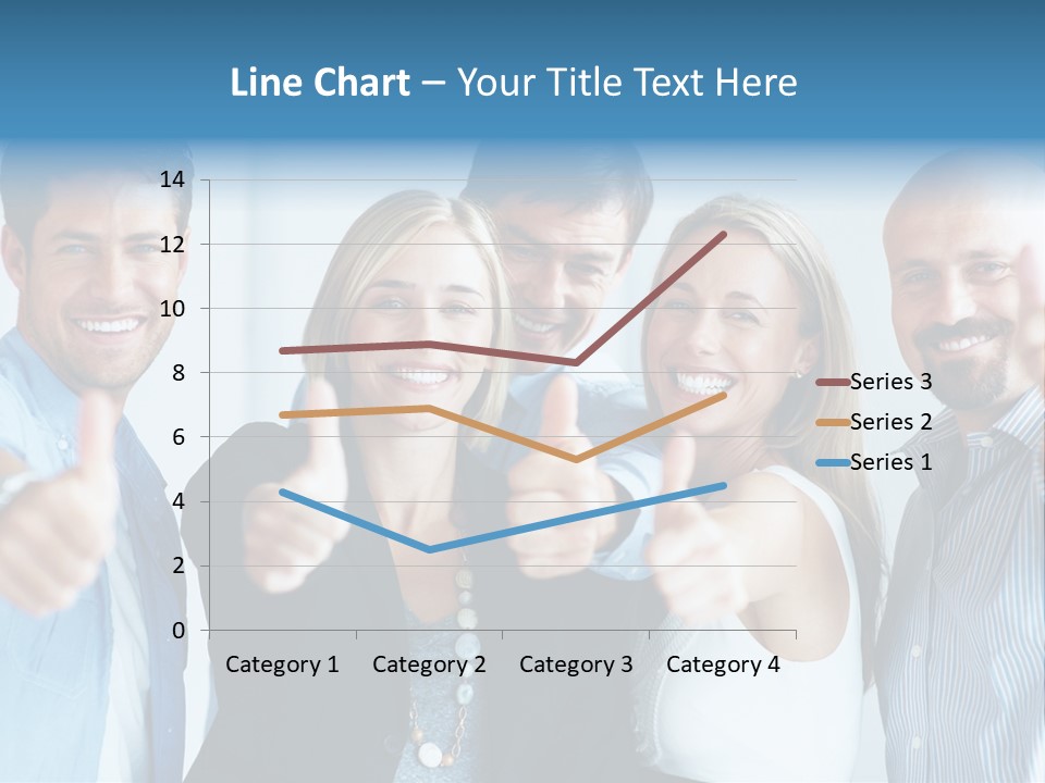 Male Blur Young PowerPoint Template