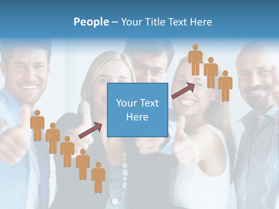 Male Blur Young PowerPoint Template