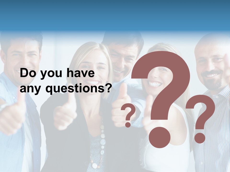 Male Blur Young PowerPoint Template