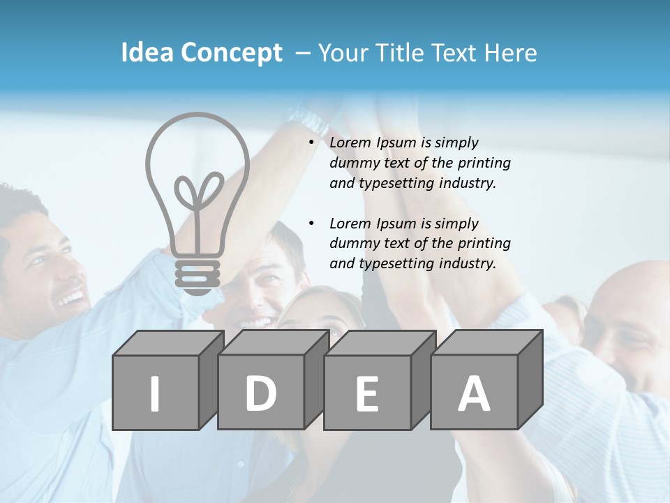 Guy Light Smiling PowerPoint Template