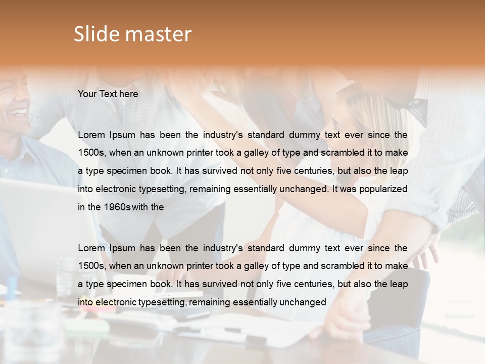 Together Portrait Excited PowerPoint Template