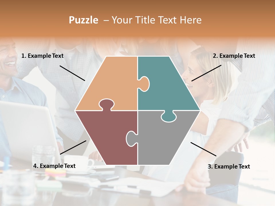 Together Portrait Excited PowerPoint Template