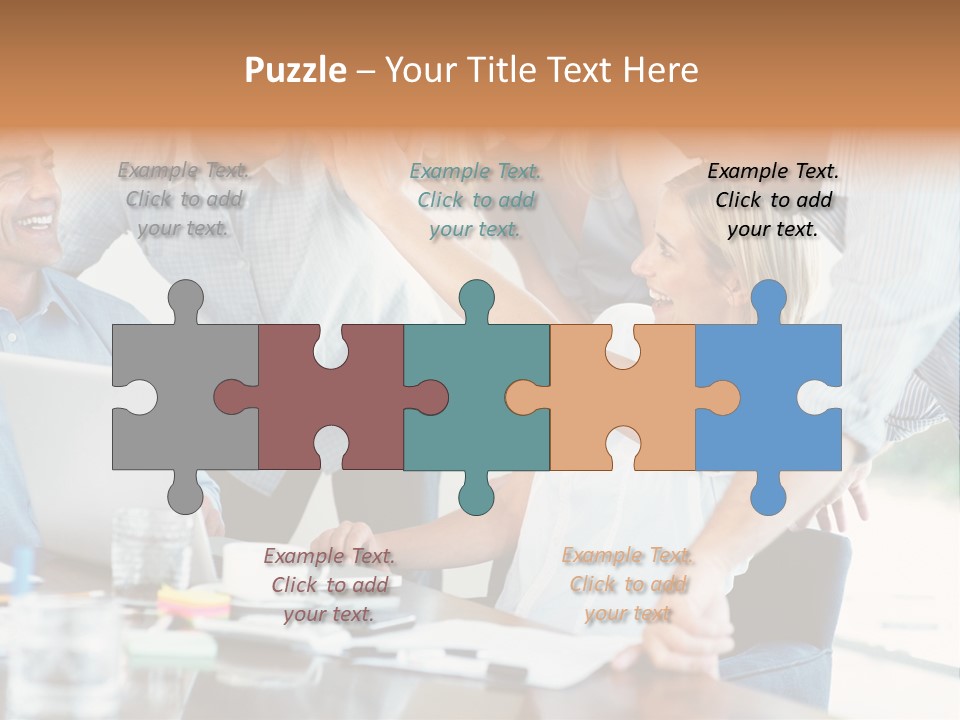 Together Portrait Excited PowerPoint Template