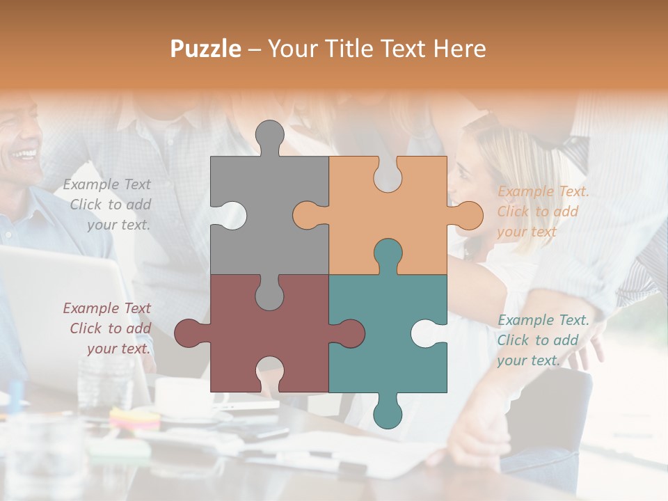 Together Portrait Excited PowerPoint Template