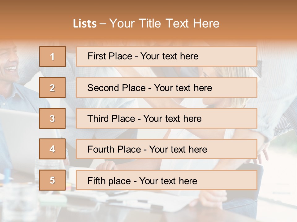 Together Portrait Excited PowerPoint Template