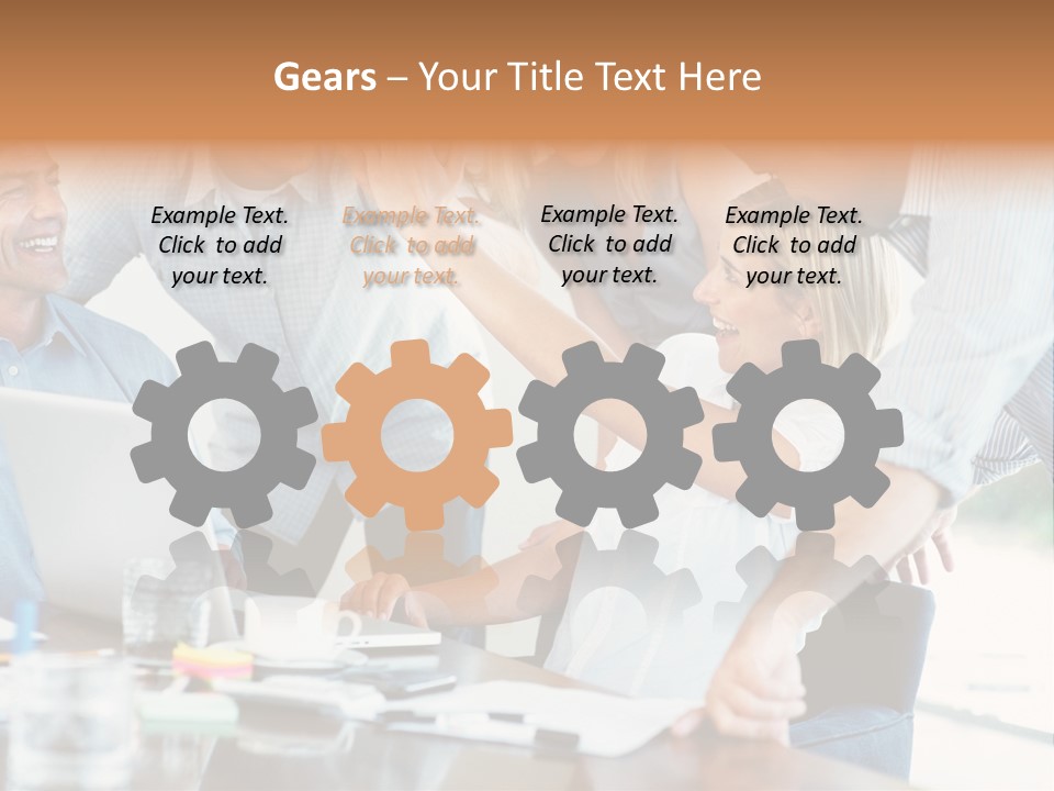 Together Portrait Excited PowerPoint Template