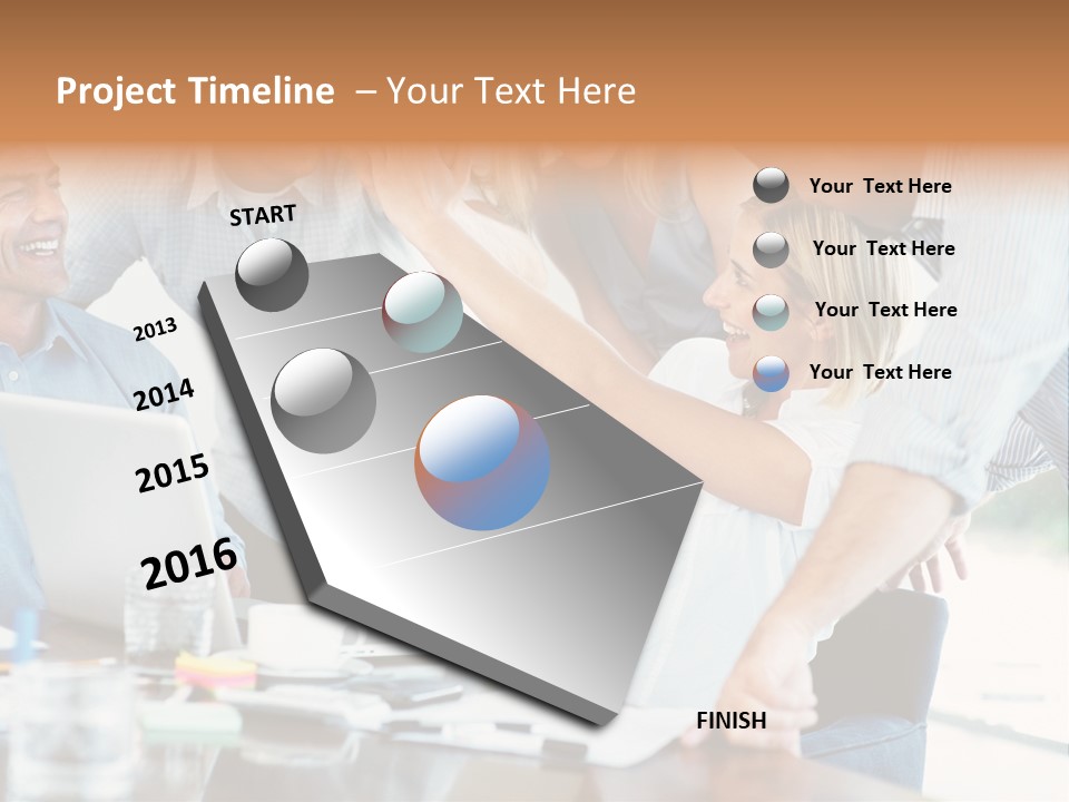 Together Portrait Excited PowerPoint Template