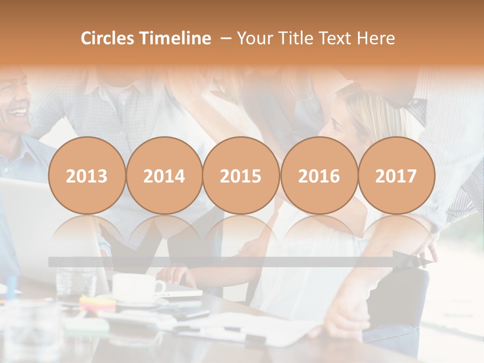 Together Portrait Excited PowerPoint Template