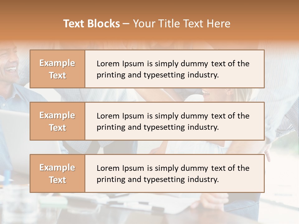 Together Portrait Excited PowerPoint Template