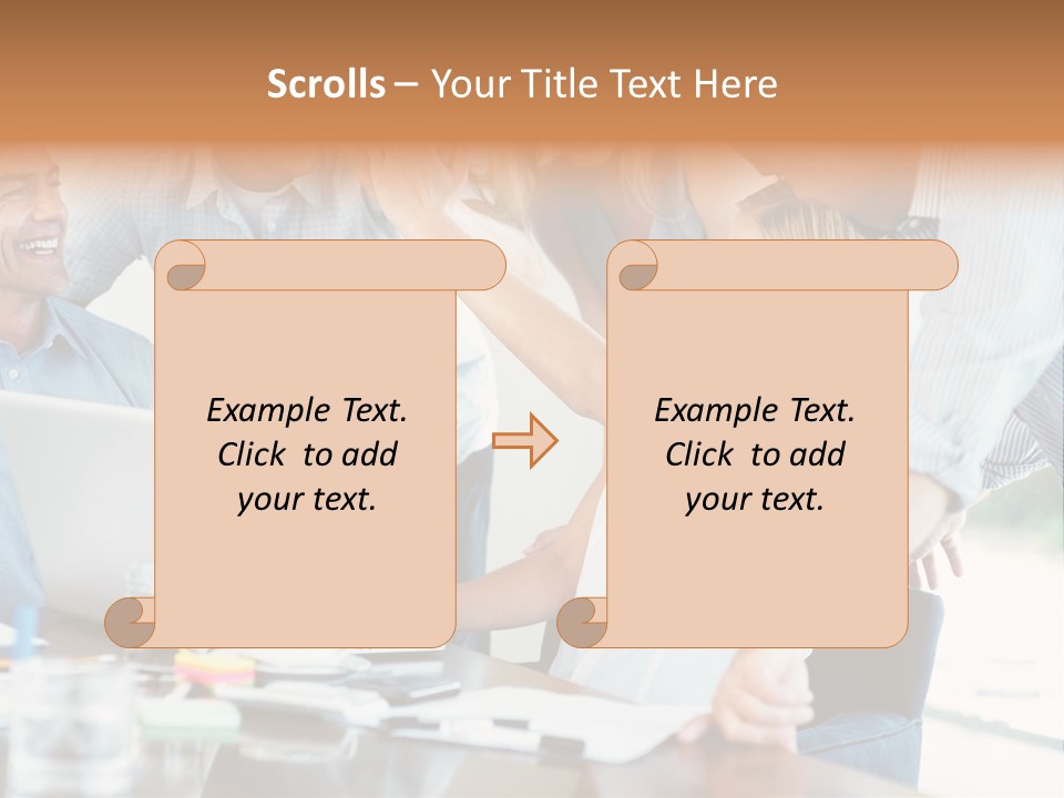 Together Portrait Excited PowerPoint Template