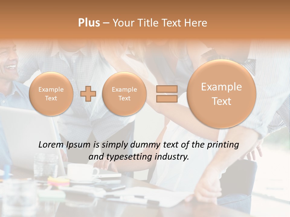 Together Portrait Excited PowerPoint Template