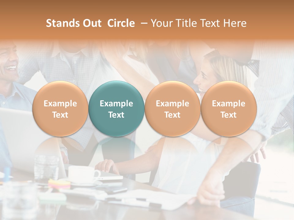 Together Portrait Excited PowerPoint Template