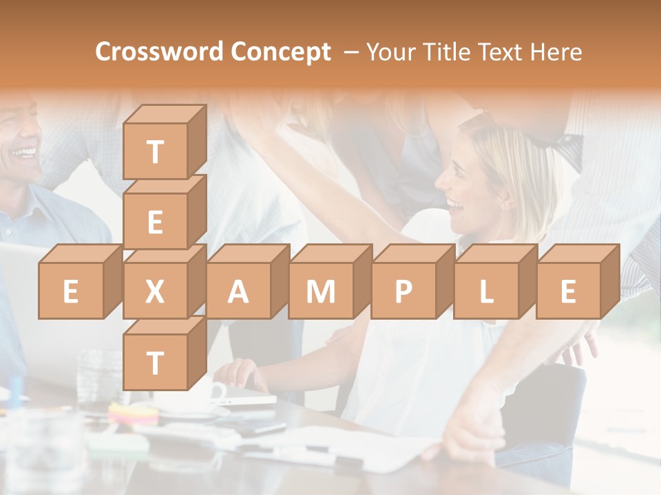 Together Portrait Excited PowerPoint Template