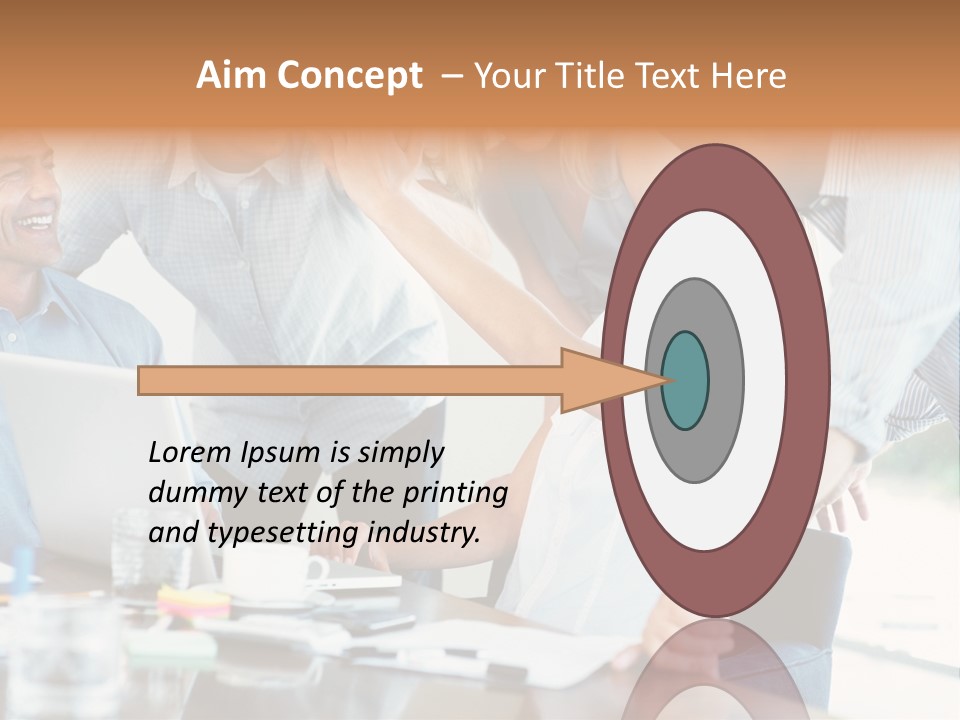 Together Portrait Excited PowerPoint Template