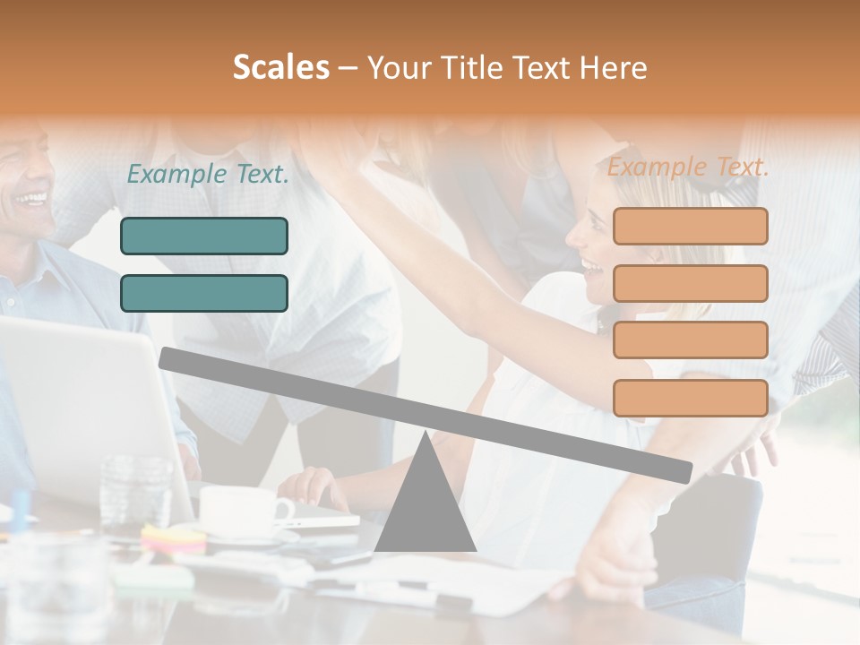 Together Portrait Excited PowerPoint Template