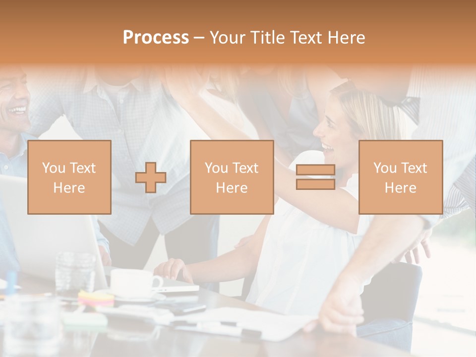 Together Portrait Excited PowerPoint Template