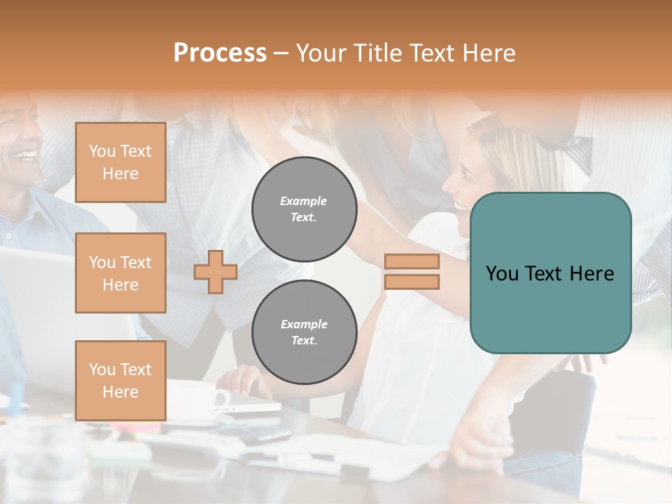 Together Portrait Excited PowerPoint Template