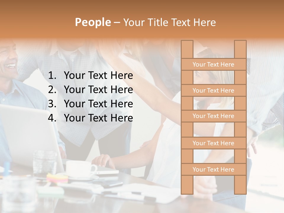 Together Portrait Excited PowerPoint Template