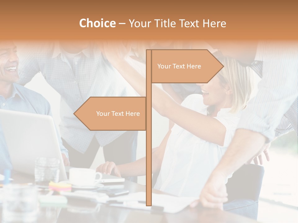 Together Portrait Excited PowerPoint Template