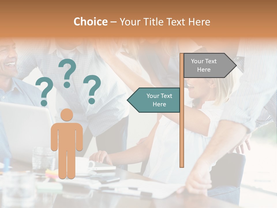 Together Portrait Excited PowerPoint Template