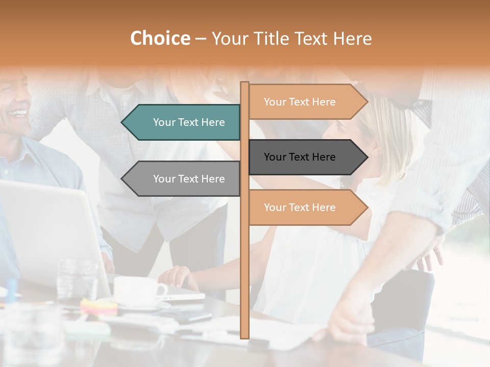 Together Portrait Excited PowerPoint Template