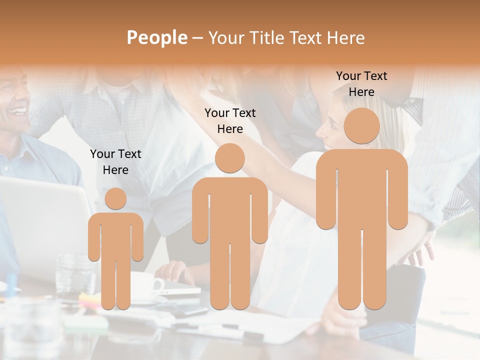 Together Portrait Excited PowerPoint Template