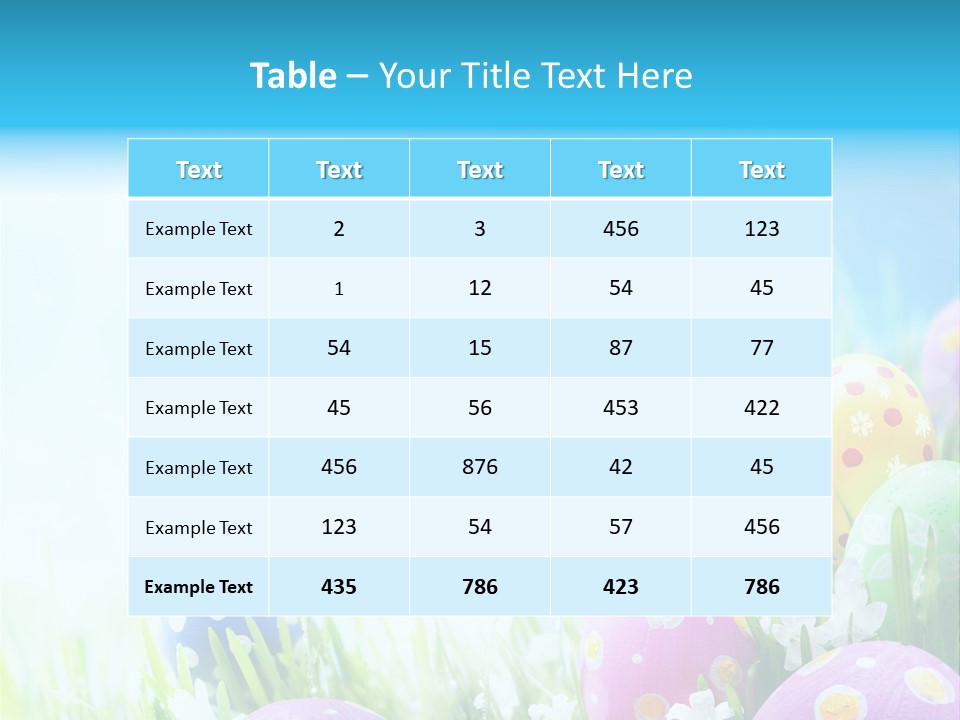 Open Nobody Easter PowerPoint Template
