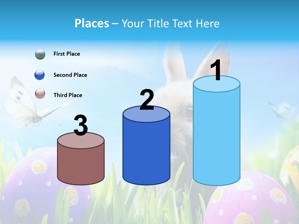 Lawn Holiday Blue PowerPoint Template