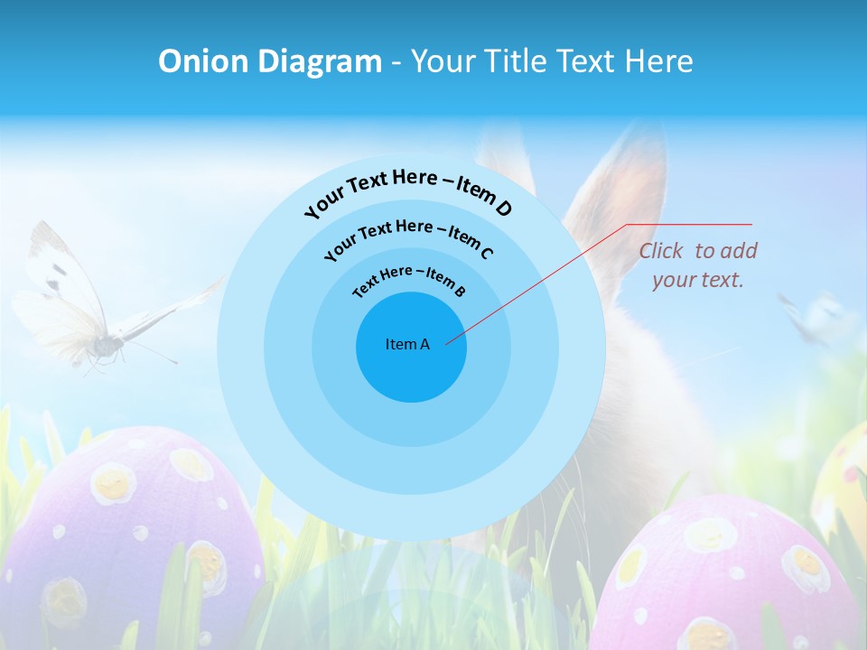 Lawn Holiday Blue PowerPoint Template