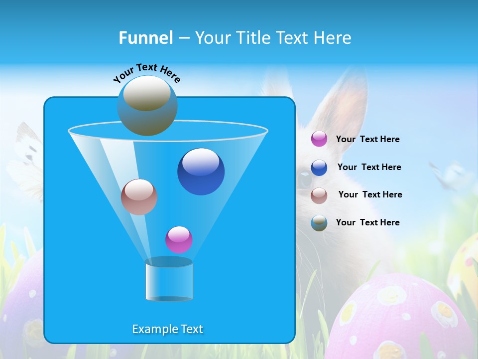 Lawn Holiday Blue PowerPoint Template