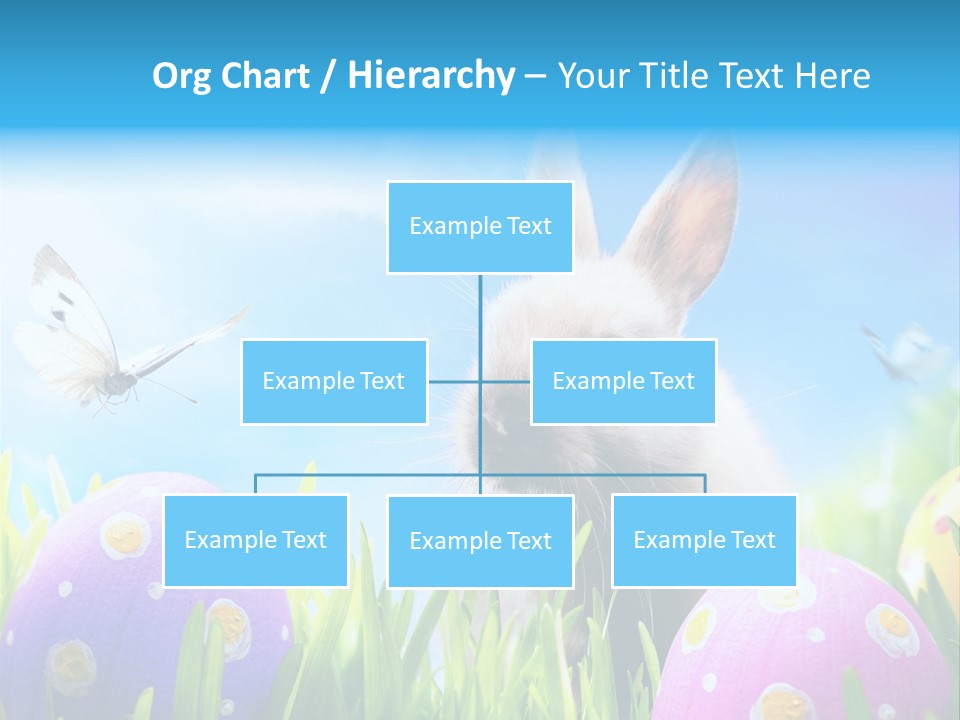 Lawn Holiday Blue PowerPoint Template