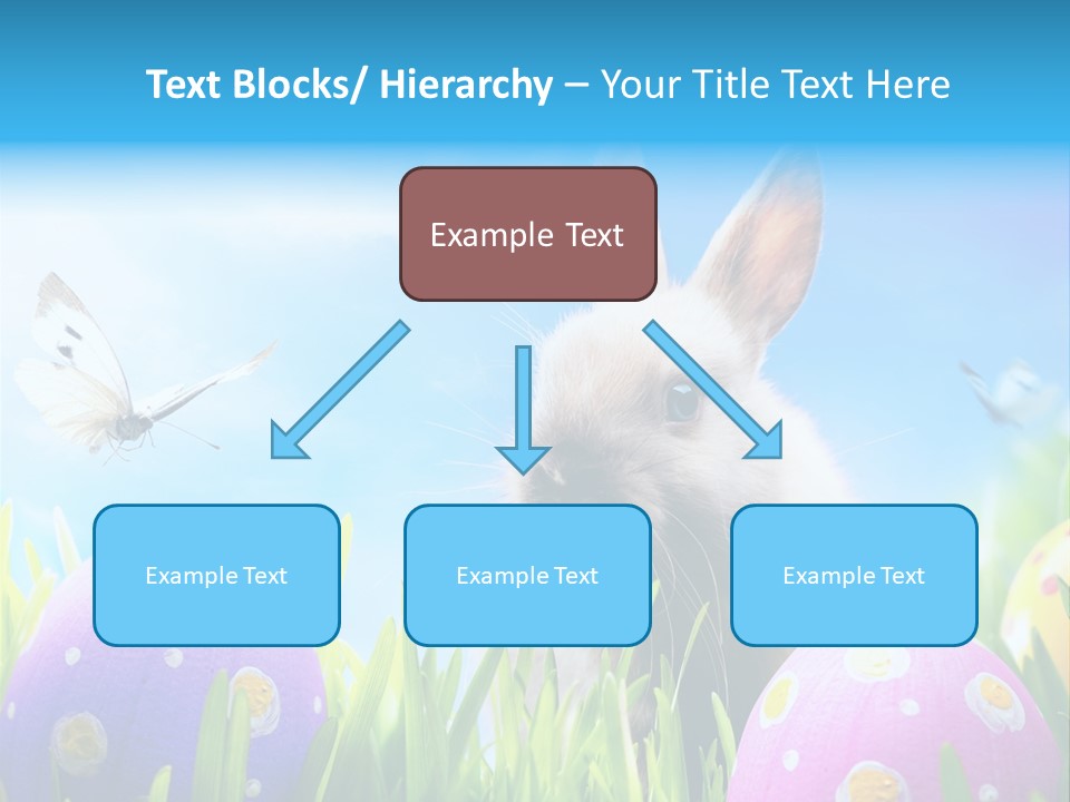 Lawn Holiday Blue PowerPoint Template