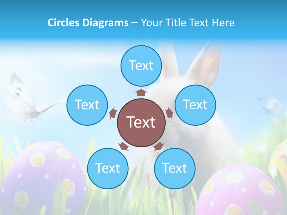 Lawn Holiday Blue PowerPoint Template