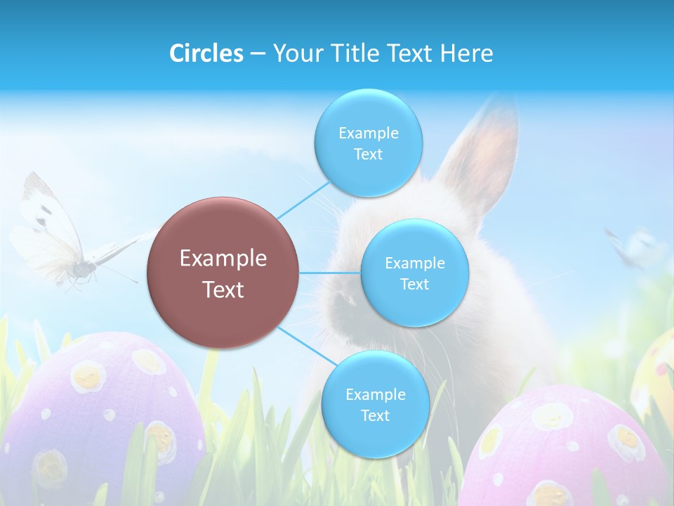 Lawn Holiday Blue PowerPoint Template