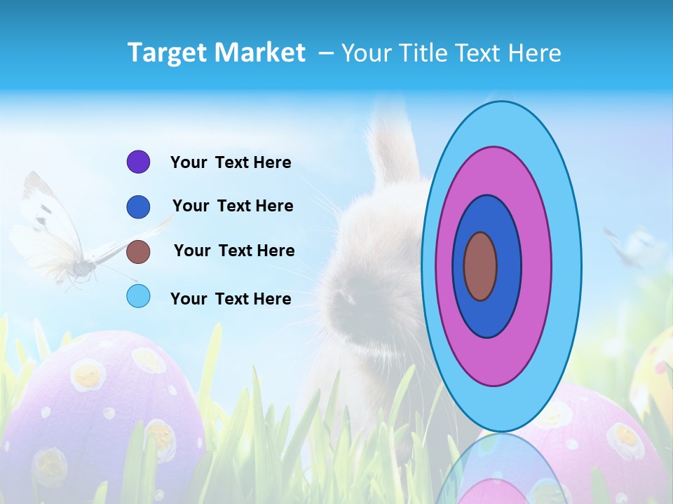 Lawn Holiday Blue PowerPoint Template