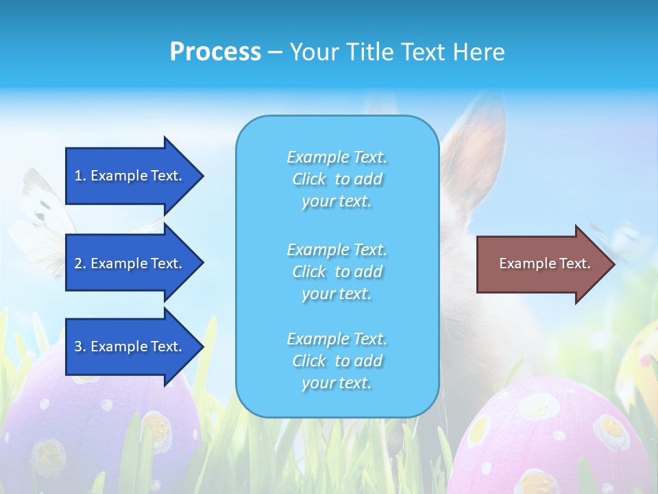 Lawn Holiday Blue PowerPoint Template