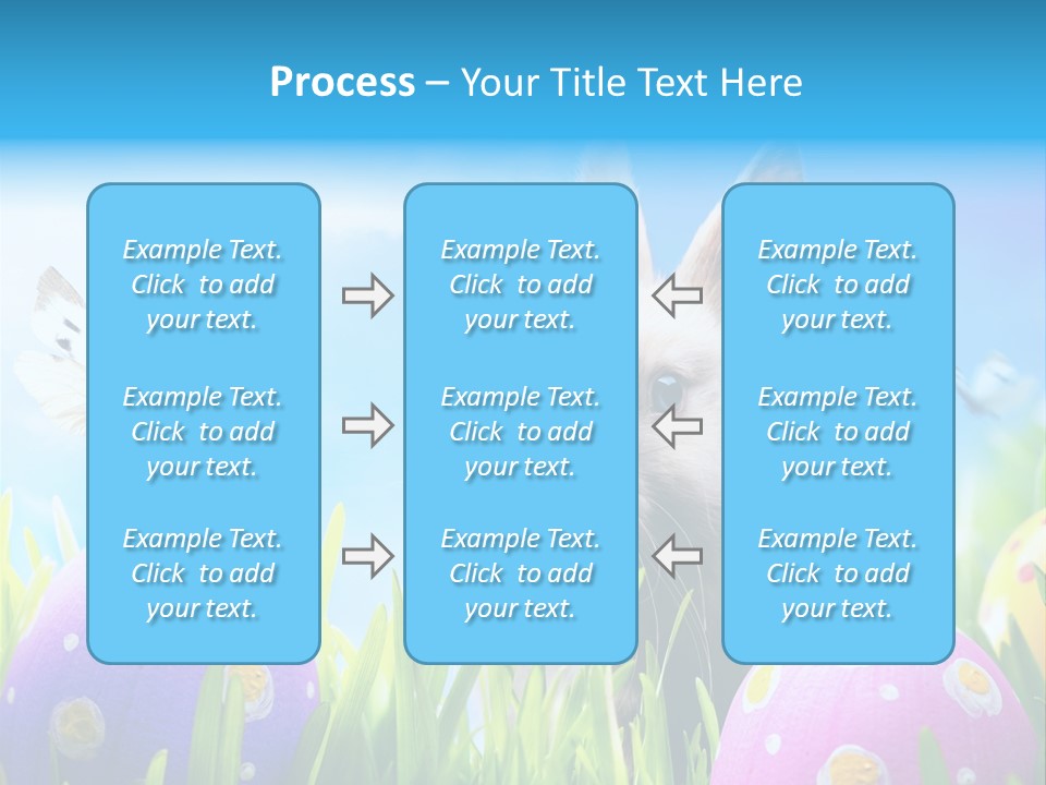 Lawn Holiday Blue PowerPoint Template