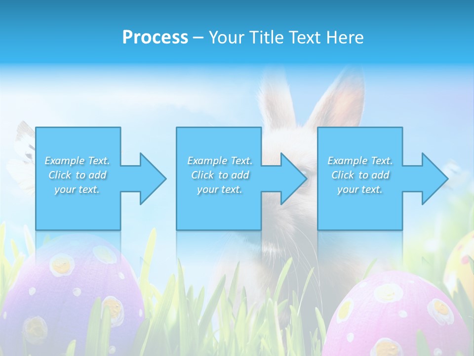 Lawn Holiday Blue PowerPoint Template