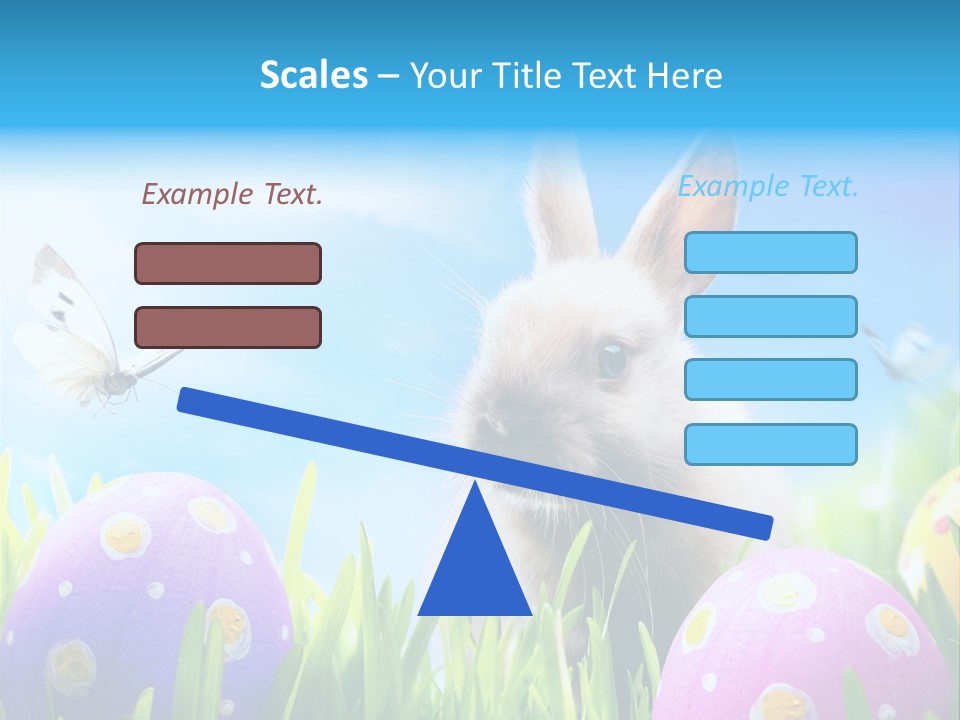 Lawn Holiday Blue PowerPoint Template