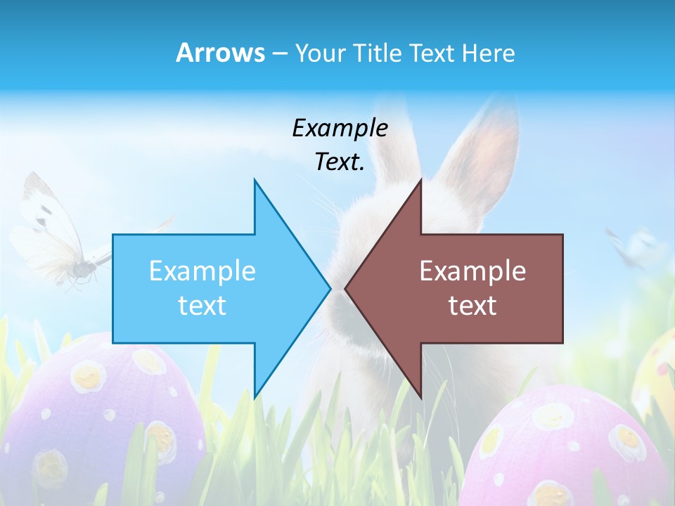 Lawn Holiday Blue PowerPoint Template