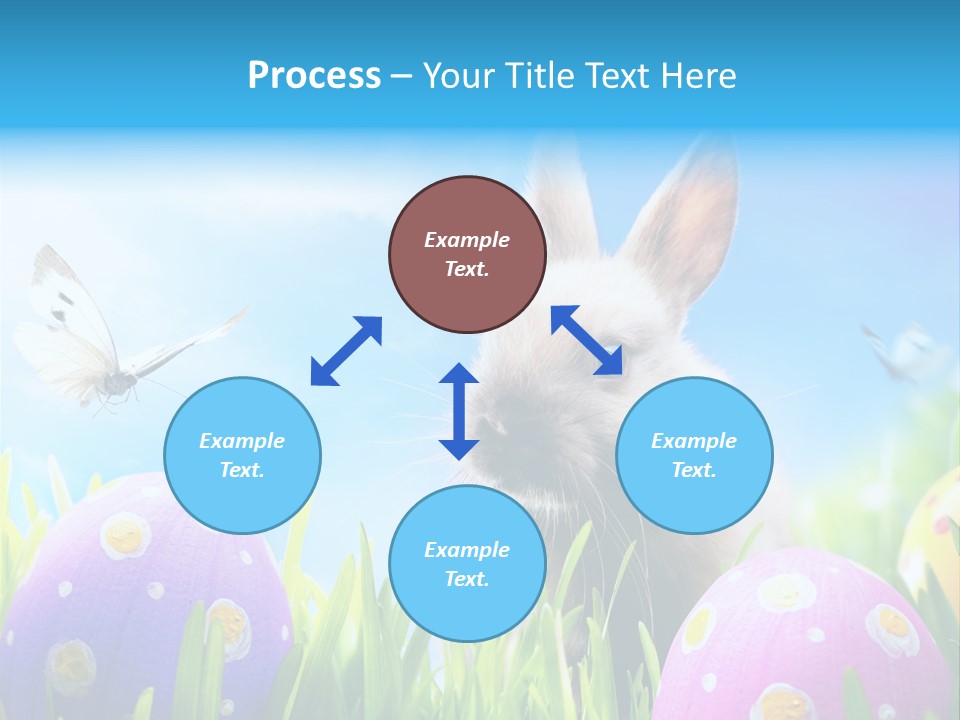 Lawn Holiday Blue PowerPoint Template