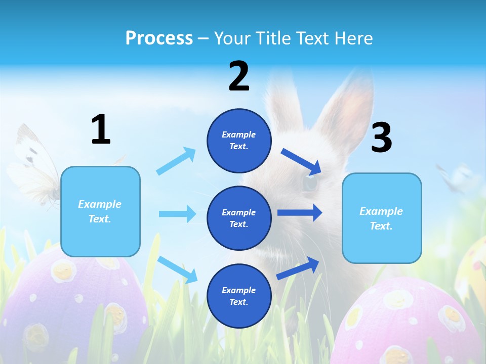 Lawn Holiday Blue PowerPoint Template