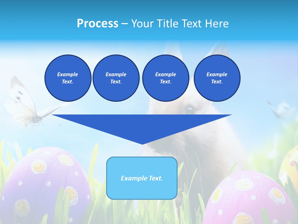 Lawn Holiday Blue PowerPoint Template