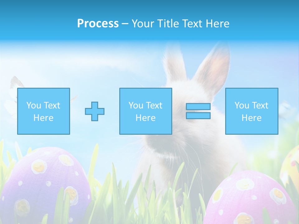 Lawn Holiday Blue PowerPoint Template