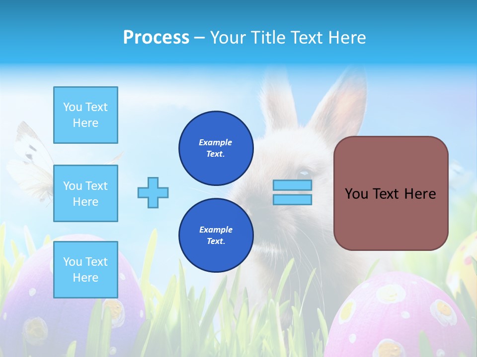 Lawn Holiday Blue PowerPoint Template