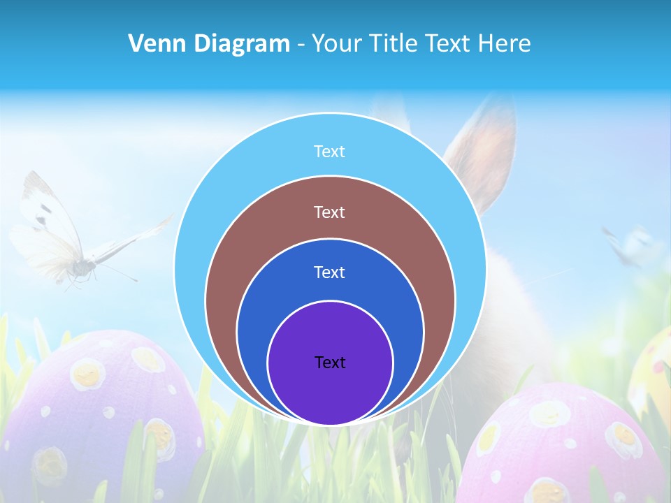 Lawn Holiday Blue PowerPoint Template